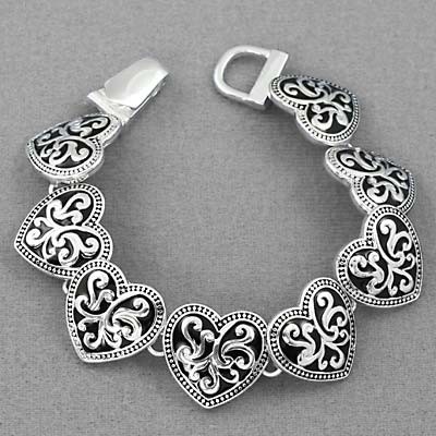 Fancy Hearts Bracelet